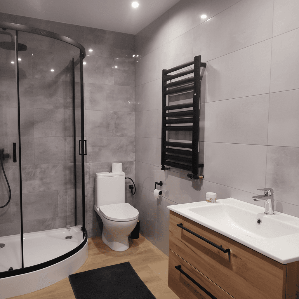 Wykończenie łazienki