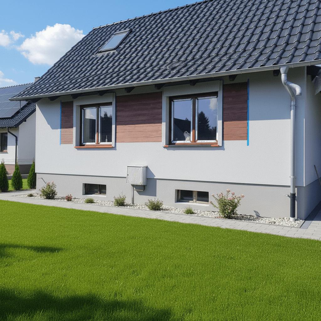 Remont elewacji z ociepleniem